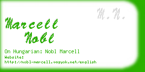 marcell nobl business card